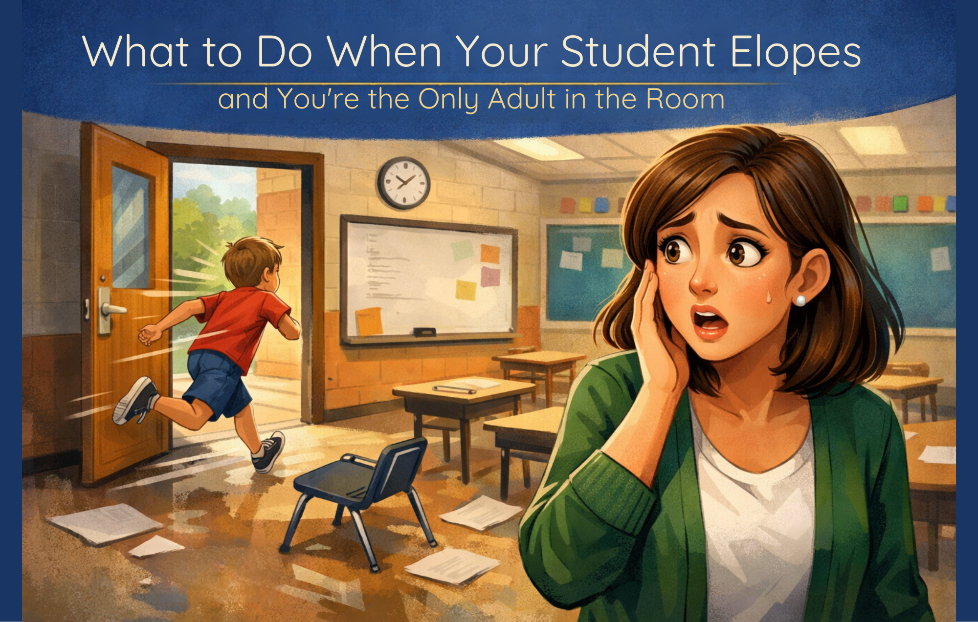 What to do when your student elopes and you’re the only adult in the room